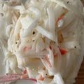 とっとこたろう's cooksnap of when they made 大根とカニカマのマヨサラダ.