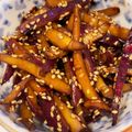 boobiibooo's cooksnap of when they made 簡単エコ☆さつまいもの皮で大学芋きんぴら.
