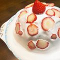 バウチャン's cooksnap of when they made 簡単！可愛い！いちごのドームケーキ.