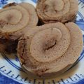 コロナで料理始めた人's cooksnap of when they made 簡単抹茶・ココア伊達巻オーブン焼き.