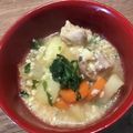 Yokchina's cooksnap of when they made 京都の実家の味。定番白味噌雑煮♪.