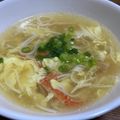 お塩と砂糖's cooksnap of when they made カニ玉風たまごスープ.