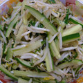 ももんがマミィ☆'s cooksnap of when they made 簡単＆安！もやしときゅうりの中華炒め✿.