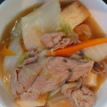 大森ヨーグルト's cooksnap of when they made めんつゆで簡単白菜と厚揚げのすき煮.