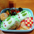 楓の庭's cooksnap of when they made ゆきうさぎ♡お正月＊簡単キャラ弁♪.