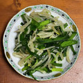 chihirola's cooksnap of when they made もやしとニラのササっとナムル.