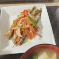 料理上達中's cooksnap of when they made ししゃもの南蛮漬け.