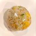 悠LOVE航's cooksnap of when they made 鮭チーズと卵ブロッコリーのおにぎり.