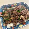 うずら's cooksnap of when they made 牛肉・なす・ピーマン炒め.
