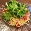 kuuchan86's cooksnap of when they made 簡単♡トマトと生ハムの冷製パスタ.