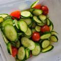 クックHTTUKC☆'s cooksnap of when they made ごま油風味♡きゅうりとトマトのナムル風.