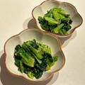 なつき☆ミ's cooksnap of when they made 小松菜のごま和え.