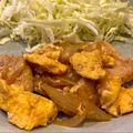 ばなな's cooksnap of when they made 鶏むね肉の照り玉炒め.