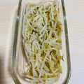 ももゆみ1230's cooksnap of when they made レンジで簡単♪もやしのナムル.