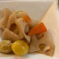 Minon's cooksnap of when they made レンコンと銀杏の揚げ煮.