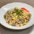 Etsu☆ko's cooksnap of when they made 塩豚を使ったネギ炒飯.