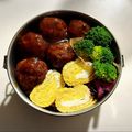 SAsunny's cooksnap of when they made のっけ弁当2023.06.22肉だんご.