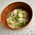 yu🐓's cooksnap of when they made 豚肉と大根のコク旨味噌汁　.