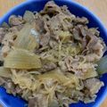 きょうこちゃん。's cooksnap of when they made 牛バラ切り落としと白滝の牛丼.