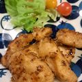 ぷにぷに～mama's cooksnap of when they made 柔らか〜！むね肉でハニーマスタードチキン.