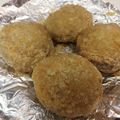 ぎしを's cooksnap of when they made 揚げないで！市販の冷凍メンチ･コロッケ！.