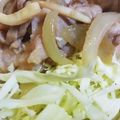 sugiさん's cooksnap of when they made ほんのり甘め♪たっぷりタレの生姜焼き.