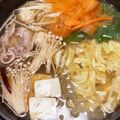 ニャロメ（ΦωΦ）'s cooksnap of when they made キャベツと豚肉のにんにくみそ鍋.
