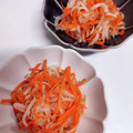 もにゃっこ's cooksnap of when they made 白だしでめちゃうま大根と人参の紅白なます.