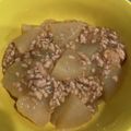 Stacieee's cooksnap of when they made 豚ひき肉・トロトロ大根の煮物♪.