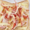 ☆ドキンちゃん☆”'s cooksnap of when they made 簡単おいしい！カニカマトースト♪.