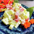 ♡マッキークッキング's cooksnap of when they made 【おせち】紅白の・マセドアンサラダ.