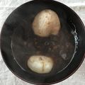 marere's cooksnap of when they made 黒豆煮リメイク&余ったお餅で黒豆ぜんざい.