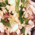 クックS5N2AF☆'s cooksnap of when they made 旬の長ねぎと牛肉・パプリカの塩麹炒め.