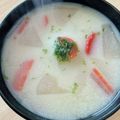 肉ぶっかけ's cooksnap of when they made 香川のあんもち雑煮！白味噌.