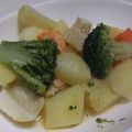 きらり流れ星's cooksnap of when they made 絶品☆えびとじゃがいものガーリック炒め.
