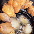 える°'s cooksnap of when they made 衣もおいしい☆さつまいもの天ぷら.