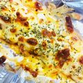kinniko's cooksnap of when they made 牡蠣のキムチ＆チーズ焼き.