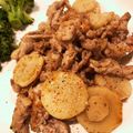 ちょこ＊＊'s cooksnap of when they made 簡単♪ホクホク長芋と豚肉のバター醤油炒め.