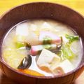 まゆー♪'s cooksnap of when they made 【 豆腐とわかめの味噌汁♪ 】.
