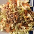 ベティ３'s cooksnap of when they made 千切りキャベツのキムチ納豆和え.