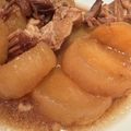 ゆなっちママ's cooksnap of when they made 圧力鍋でトロトロ。大根玉ねぎ入り豚の角煮.
