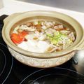 nana_tenjo's cooksnap of when they made 鶏の水炊き鍋♪簡単味ポンのタレ.