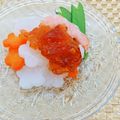 美膳パパちゃん's cooksnap of when they made 簡単お正月！海老と野菜のジュレのせ.