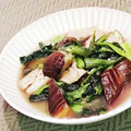 Dellaたん's cooksnap of when they made 小松菜と茄子と油揚げの煮浸し.
