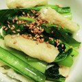 まぶたん's cooksnap of when they made 小松菜と油揚げのおひたし♪.