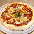 YUH♡ママ's cooksnap of when they made 業務スーパーのピザクリストを使ったピザ★.