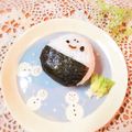 Newチヨコっと♪'s cooksnap of when they made キャラ弁♡かわいいスヌーピーおにぎり♡.