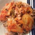 ベティ３'s cooksnap of when they made 秒速！ツナキムチ丼.