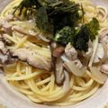 ズッキーーニ's cooksnap of when they made 豚バラときのこのパスタ.