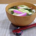 Yukiまむ's cooksnap of when they made お味噌汁にかまぼこ～♪.